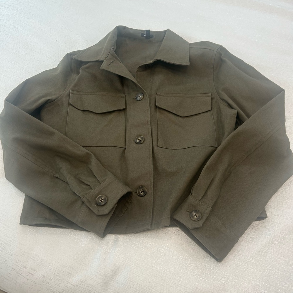 Express Olive Women's Utility Jacket Size Small